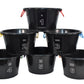Sportime Drum-N-Store Buckets, 18 X 12 Inches, Black, Set Of 6