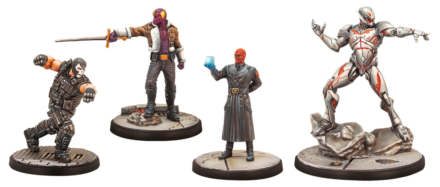 Atomic Mass Games Marvel: Crisis Protocol Cabal Affiliation Pack - Assemble Your Villainous Cabal! Tabletop Superhero Game, Ages