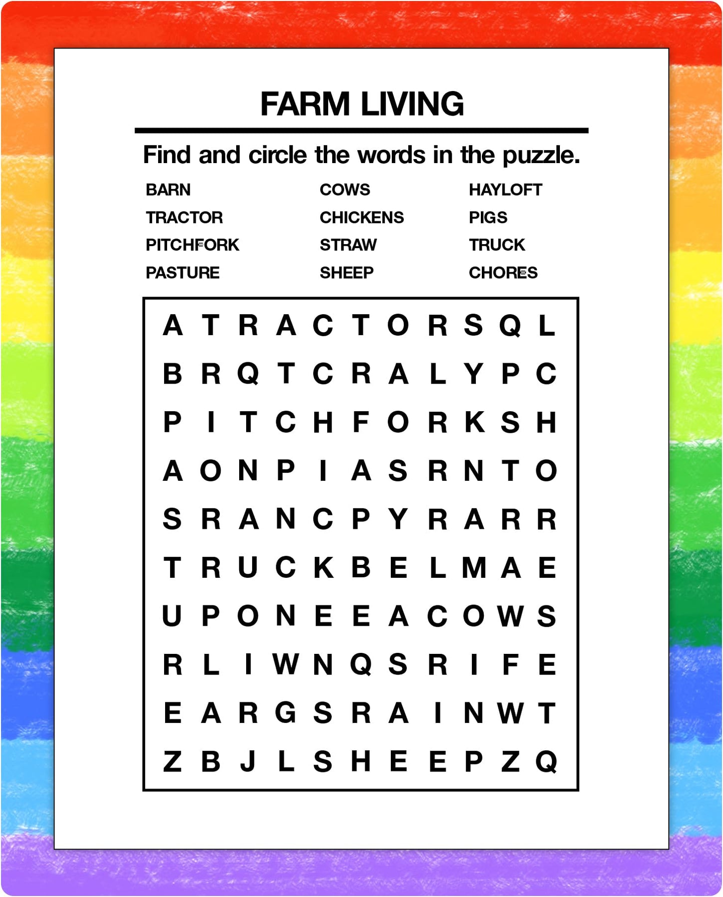 ZOCO - Word Search for Kids - Mini Activity Pads (50 Bulk Pack Without Crayons) - Party Favors, Goodie Bag Stuffers, Activities