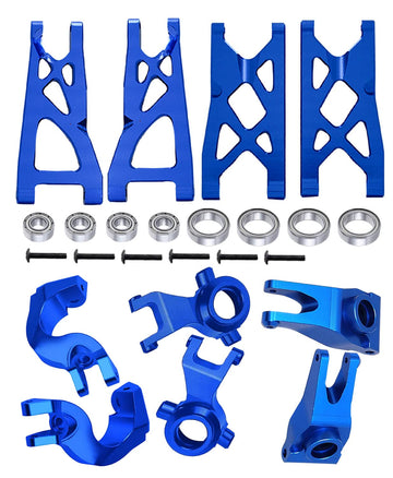 RCMYou Upgrades Part for 1/10 ARRMA Granite/Senton 4x4 3S Blx & Mega 550,Vorteks 4x4 3S Blx,Alloy Front Rear Suspension Arm & St