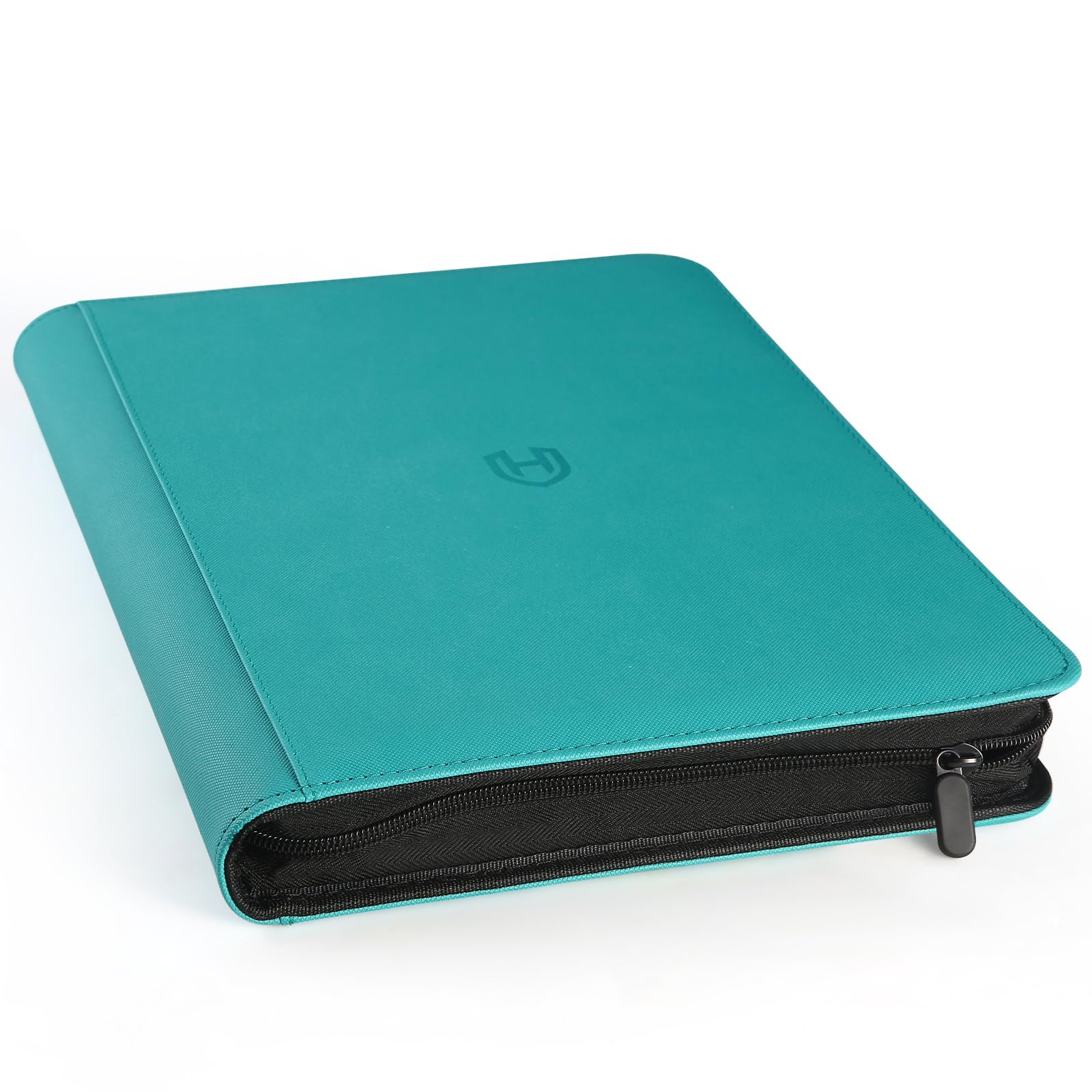 Card Binder 9 Pocket with Zipper  648 Pockets Trading Card Holder Book  enhanced PU Cover Zip Folder Binder  Side Loading Carrying Case Binder Album for TCG  MTG  Sports Cards  Game Cards (Teal)