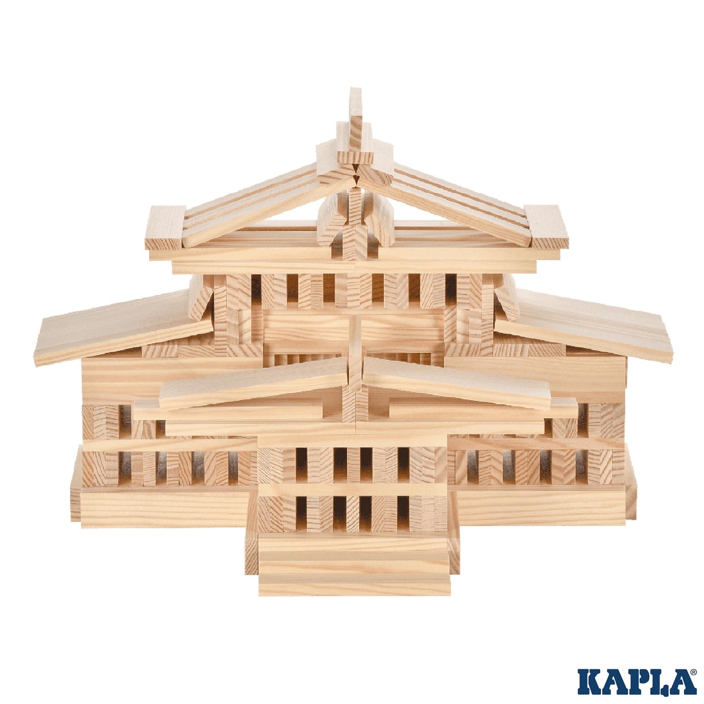 KAPLA Wooden Construction Set - 280 Planks, French Pine Wood, Ages 3+