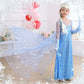 Zaisuifun Princess Elsa Dress For Girls Kids Sequin Costume Halloween Birthday Party Dress Up With Accessories, 4-5 Years(Tag 12