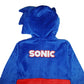 Sonic The Hedgehog Boys Costume Plush Fleece Robe, Sonic Blue, 45