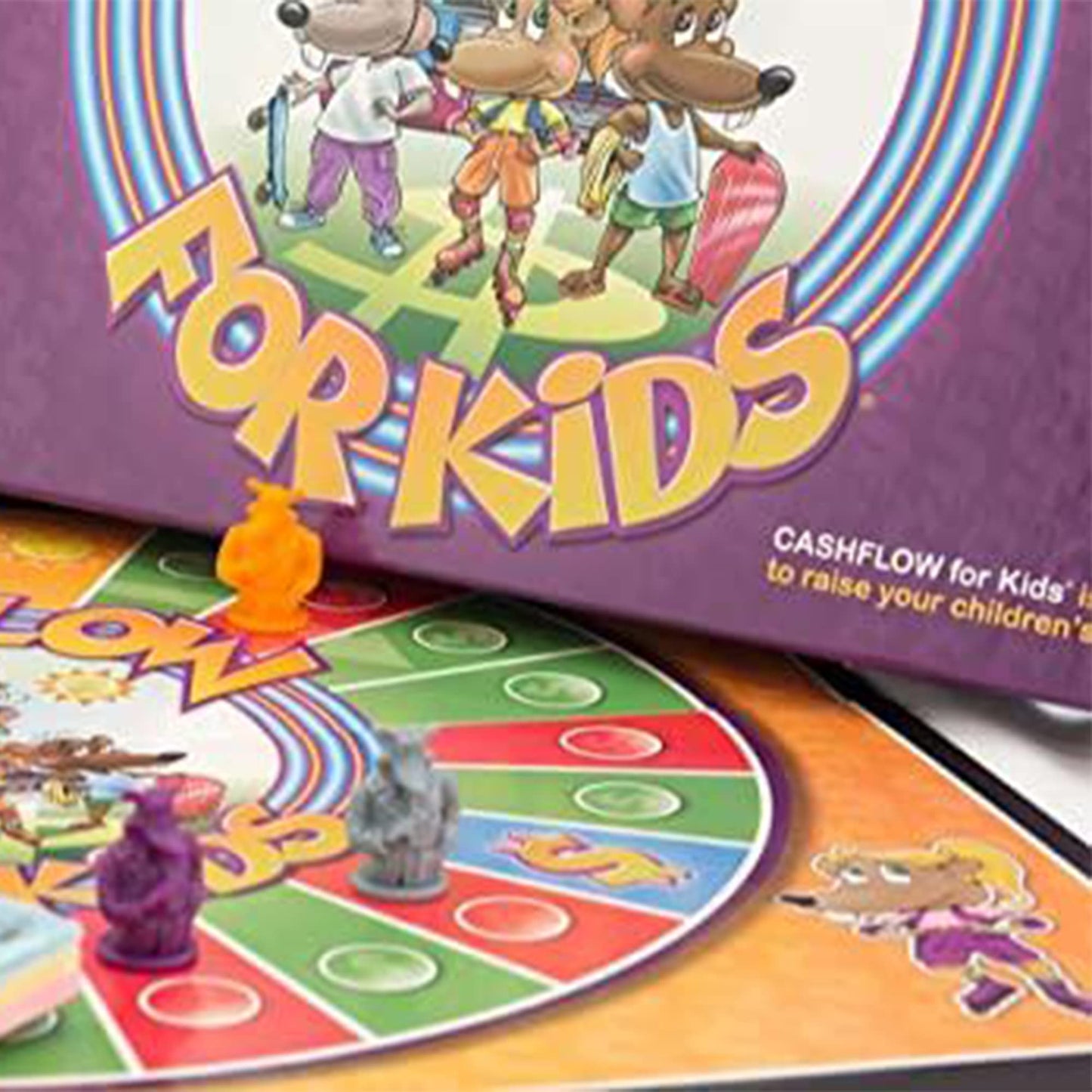 Rich Dad CASHFLOW Board Game for Kids - Money Management, Multicolor, Model GU-EFPG-NXDA, with Exclusive Bonus Message from Robert Kiyosaki
