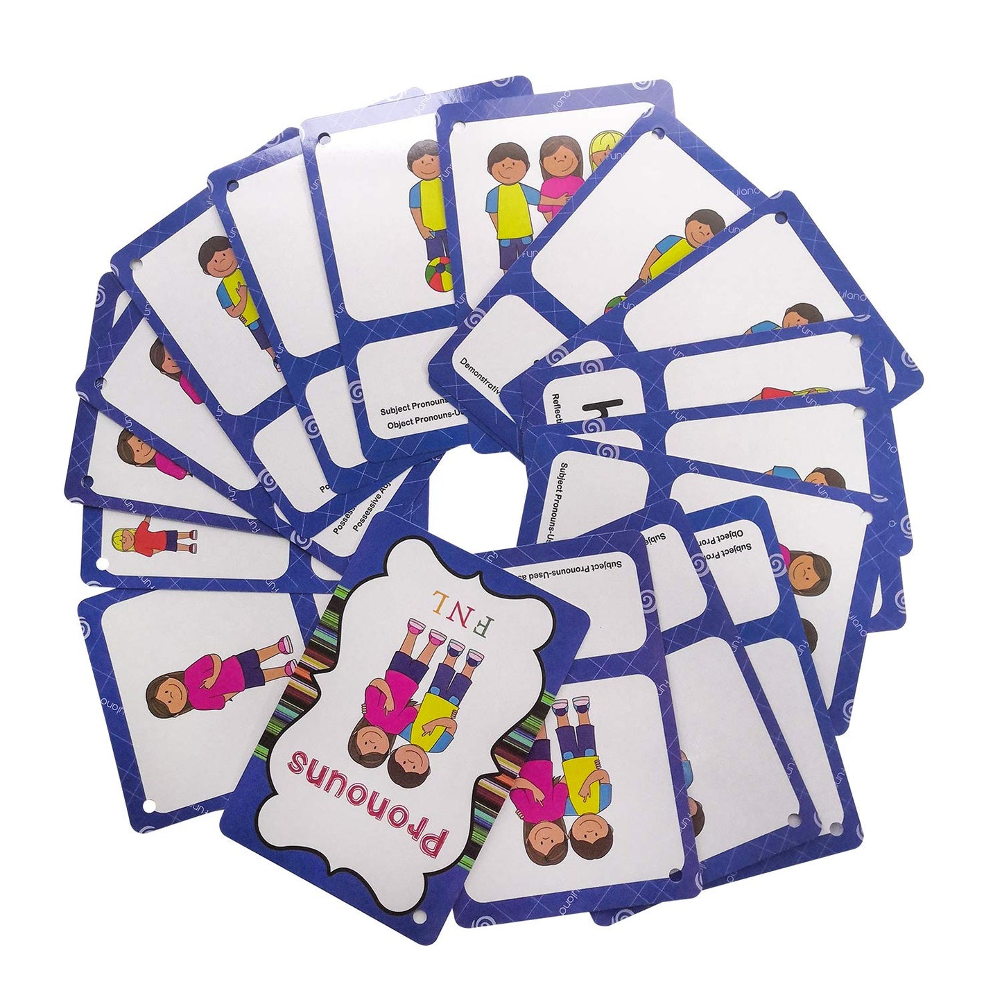 Richardy Personal Pronouns Flashcards Pocket Card Grammar Learning Building Vocabulary Homeschool Kindergarten Supplies