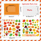 Chiazllta 30 Packs Fall Picture Frame Craft Kits For Kids, Thanksgiving Diy Pumpkin Maple Leaf Turkey Craft Autumn Holiday Art F