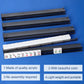 GUSTARIA Mahjong Tile Rack & Pusher Combo, Clear Acrylic, Set of 4, 17.72"x2.95"x1.2", Black, Model KRD-MAH-021