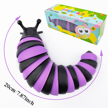 Cevioce Fidget Slug Toy, Sensory Slug Fidget Toy For Kids & Adults, 1 Pc Cute Autism Sensory Toys For Autistic Children|Great Bi