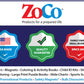 ZOCO - Buckle Up Stickers (400 Count) - Wear Seatbelt Safety Stickers for Kids - 2 Round
