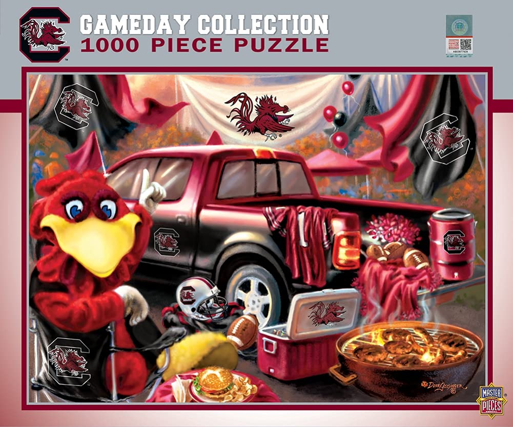 Masterpieces 1000 Piece Jigsaw Puzzle for mature-themeds - NCAA South Carolina Gamecocks Gameday - 19.25x26.75