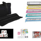 C&H Solutions 166 Tiles American Mahjong Set Black Soft Bag 4 Color Pushers/Racks Easy Carry Western Mahjongg