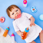 7 Pcs Baby Doll Bottles Accessories Disappearing Doll Feeding Set Milk And Juice Bottles With Toy Pacifier Baby Doll Gift Doll B