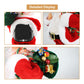 Sdenow Animated Santa Claus Shaking Belly Musical Santa Claus Singing Dancing Stuffed Christmas Santa Claus Toys Plush Electric Santa Dolls For Kids