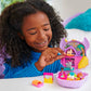 Polly Pocket Llama Camp Adventure Playset with 2 Micro Dolls & 13 Accessories, Multicolor Travel Toy, Model HKV33
