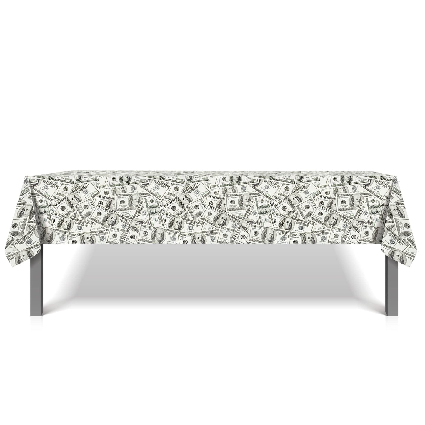 2 Pcs Bill Dollar Signs Tablecloths Money Party Decorations Currency Symbol Money Table Covers Big Bucks Tablecover Money Tablec