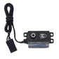 Meus Racing Rc Micro Servo 8.5Kg With High Torque For Scx24 Trx4M 1/10 1/8 Rc Crawler Car (Mex-8)