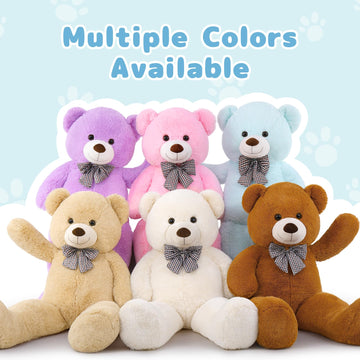 Maogolan Giant Big Anniversary Teddy Bear 47 Inch Huge Oversized Stuffed Naimal 4 Feet Gift For Girls Girlfriend Boys Wife