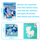 2 Pack Sticker Book Crafts For Kids Ages 4-8 Sticker Paint Books Boys And Girls Birthday Gifts Party Favor, Travel Activity Book Set For Learning (Dinosaur+Horse)