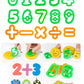 Pecopcock Play Dough Tools Set For Kids 69Pcs Dough Accessories Letter Molds, Rollers And Cutters, Numeral Molds Various Plastic