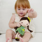 GAGAKU Soft Plush Baby Doll - 12" Cotton Forest Girl Rag Doll, Machine Washable, Perfect Gift for Toddlers & Infants