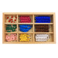 New Sky Montessori Checker Board Beads Early Development Mathematics Material For Kids Wooden Toy Montessori Math Learning Addit