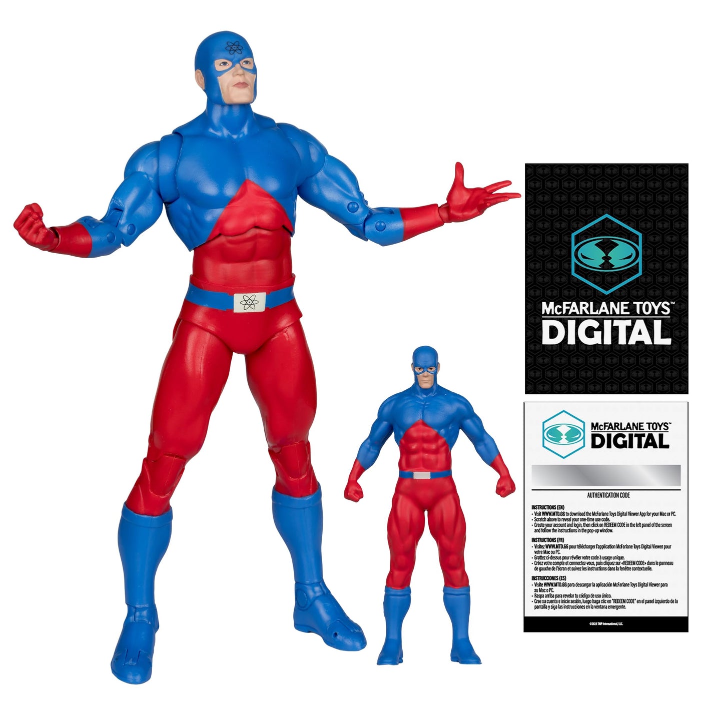 Mcfarlane Toys Dc Direct The Atom (Dc: The Silver Age) 7In Action Figure Digital Collectible