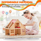 Relaxgiant 24 Pcs Miniature Dollhouse Trim Dollhouse Accessories 3 Styles On 1: 12 Scale 16'' Long Wooden Trims Finishing Corner
