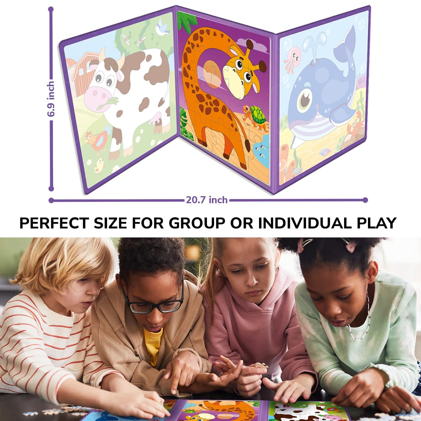 Quokka Sudoku Magnetic Puzzles For Toddlers 2-4 - 20 Pieces Sudoku Puzzles Games For Kids Ages 3-5 - Animal Car Activities Toy For Boys And Girls 4-6 Yo - Learning Magnet For Road Trip