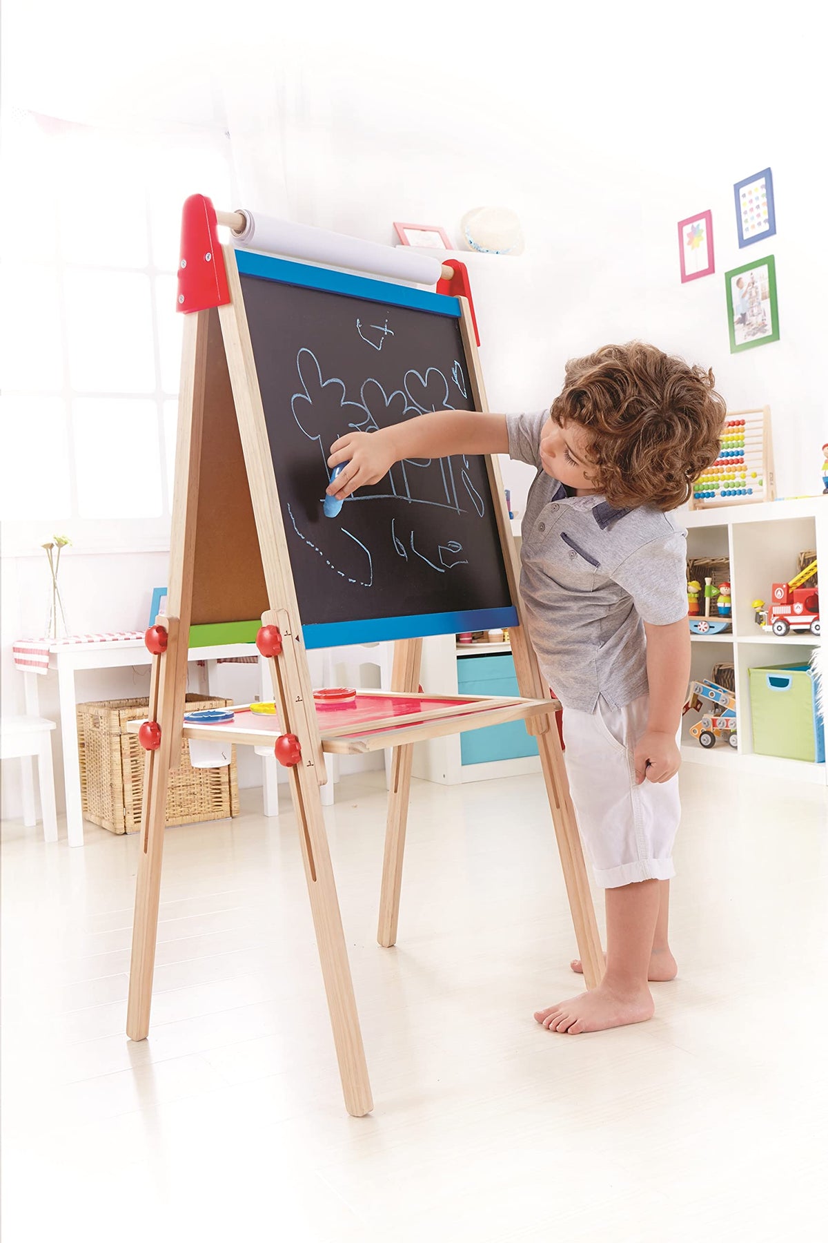 All-in-One Wooden Art Easel