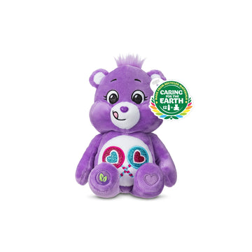 Care Bears 9'' Bean Plush (Glitter Belly) - Share Bear - Soft Huggable Material!