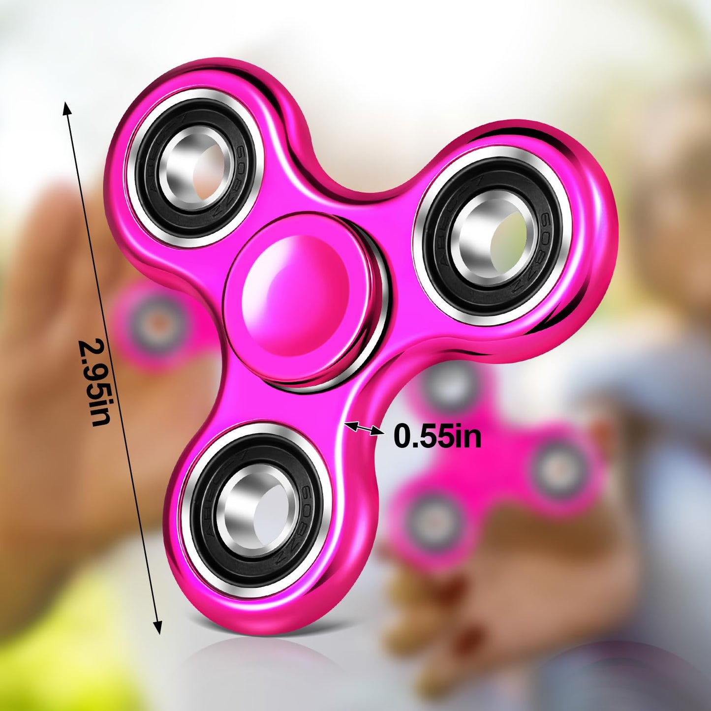 Gigilli Fidget Spinner Easter Basket Stuffers, Sensory Fidget Spinners Anxiety Relief For Adults, Stress Relief Fidget Toys For