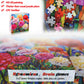 Bgraamiens Puzzle-Carnation-1000 Pieces Stained Glass Puzzle For Adults, Stained Glass Flowers Art Puzzle With Blooming Carnations, Impossible Puzzle Color Challenge Puzzle For Adults
