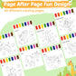 Feredo Kids Kids Watercolor Drawing Paint Set: 2 Pack Coloring Painting Book For Age 4 5 7 8,Arts And Crafts Activities Christma