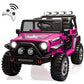 Homfamilia 2-Seat Kids Ride On Truck Car, 12V Battery Powered Electric Vehicle With Remote, Electric Car For Kids/Toddlers W/Spr