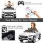FXIONA Kids Electric Cars for Toddler Ride On with Parent Remote Control Vehicles for Girl and Boy Ride in 12V Battery Power 4 Wheels Mercedes Benz Big Toys Baby Toddler Car Music Light 3 Speed(White)