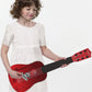 LEXIBOOK Voice My First Guitare, 6 Nylon Strings, 53 cm, Guide Included, K200TV, Red/Black