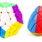 D ETERNAL Speed Cube Combo Set Of 3X3 Megaminx And Mastermorphix High Seed Stickerless Speed Cube Puzzle Set Toy (Combo(Megaminx