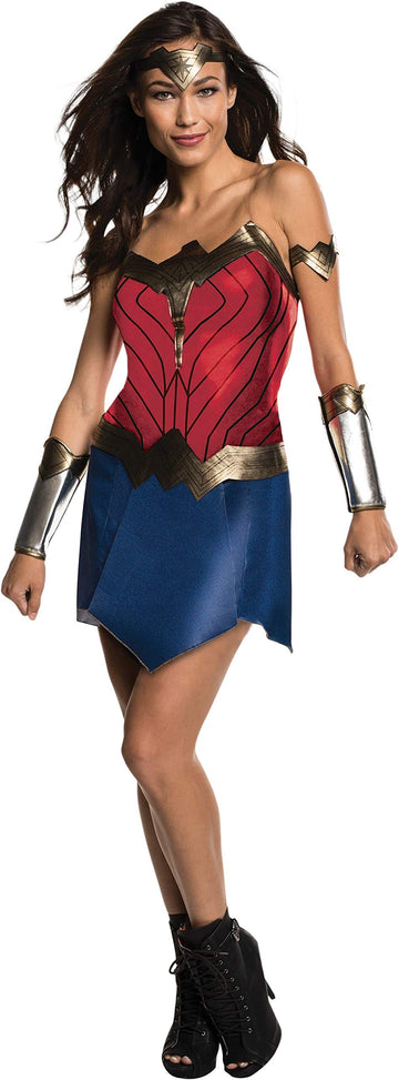 Rubies Womens Dc Wonder Woman Costume With Accessories, As Shown, Small