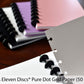 Eleven Discs Discbound Notebook, Junior Size, 1mm Poly Cover, Heavyweight Paper, 50 Dot Grid Sheets (Translucent)