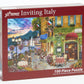Vermont Christmas Company Inviting Italy Jigsaw Puzzle - 100 Piece Italy Puzzles for mature-themeds & Families - 19 x 13 Jigsaw Puzzle of Italy with Large Fully Interlocking & Randomly Shaped Pieces