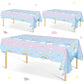 Unittype 3 Pcs Rainbow Table Cloths for Parties Rainbow Tablecloth Waterproof Table Cover Rainbow Clouds Birthday Tablecloth for