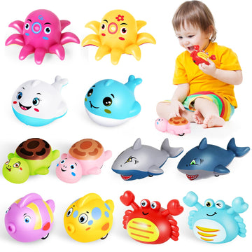 12 Pcs Pull Back Cars for Toddlers 1-3, Animal Pull Back Racing Cars, Bulk Mini Car Toys fors Boys Girls , Party Favors for kids