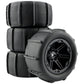 Gdool 1:14 Paddles Buggy Tires Hex 12Mm Wheels For Snow Sand 1:14 14301 14302 H14Mk Jc14Ep Hp141S Hp141 14209 14210 Rc Car(4 Pie