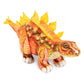 Real Planet 15' Cute Dinosaur Plush - Dino Stuffed Animal, Little Boy Dinosaur Toy, Baby Stuffed Dinosaur, Kids Stuffed Animal, (Orange Stegosaurus, 15') (18.5' Long)
