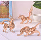 (5pcs) Animal Wood Puzzles mature-themed  3D Wooden Puzzles Set  Exquisite DIY Model Craft kit  Artwork Set Waiting to be Painted