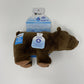 Spunky Pup Clean Earth Plush Bear | Made From 100% Recycled Water Bottles | Small,Brown,7262