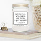 YouNique Designs Daughter in Law Candle 8oz - Daughter in Law Gifts from Mother in Law - Funny Daughter in Law Gifts for Mothers