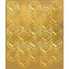 Grad Metallic Sticker Seals | Party Favor | Pack Of 50