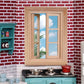 Iland Dollhouse Window, 1/12 Scale Accessories, Wooden Window Panes & Trims (Classic Push-Out)